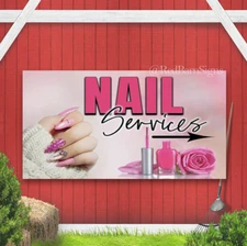 Nail Services indoor outdoor banner sign