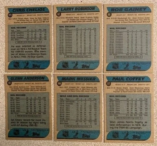 1986-87 TOPPS HOCKEY Singles, RCs - Complete Your Set - You Pick - FREE S/H - Image 2 of 4