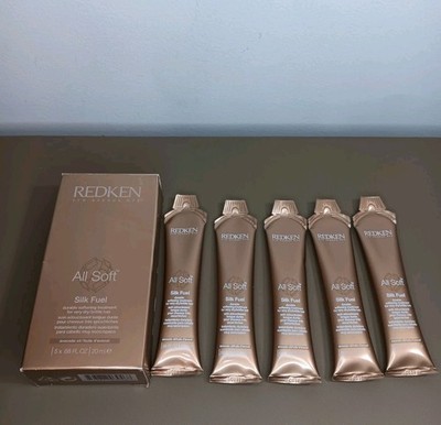 Redken All Soft Silk Fuel Durable Soft Treatment 5 X 0.68 oz DISCONTINUED NEW