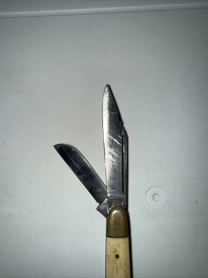 AMERICAN BLADE CHATT. TN. CUCHILLO DE GANADERO DE HUESO LISO LARGO BONITO AB-30   Foto 3 de 4