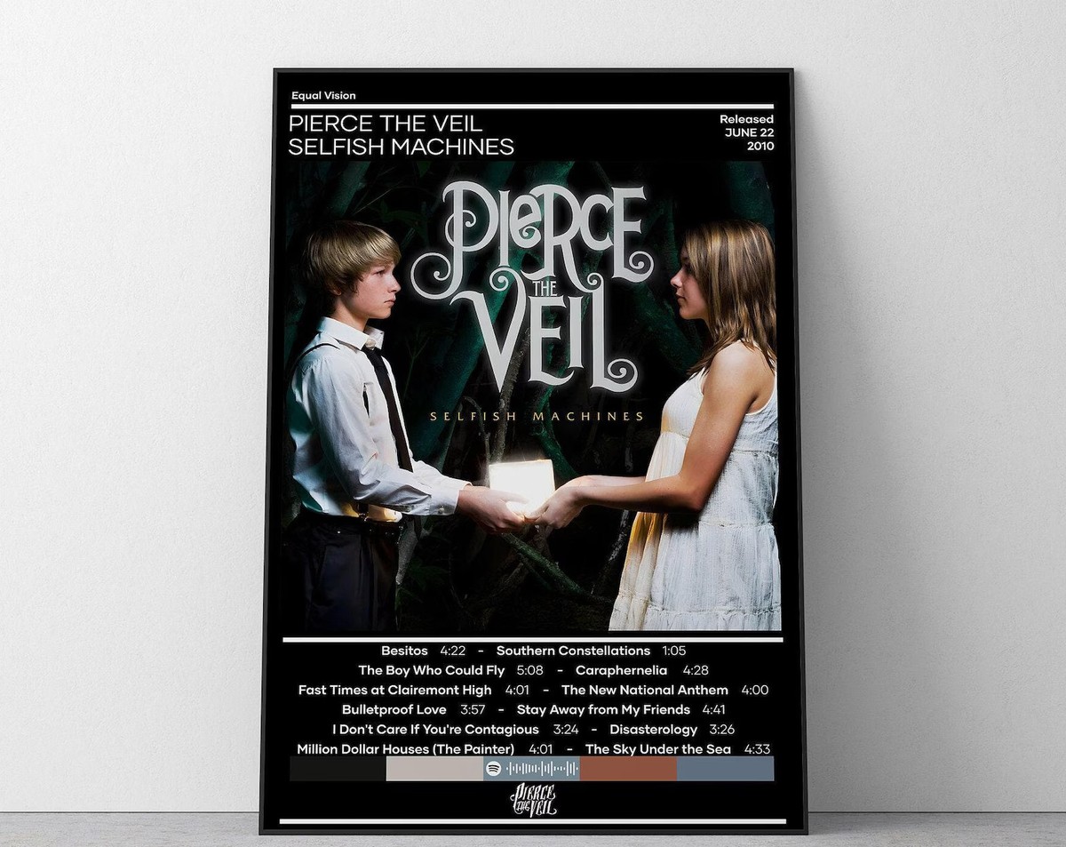 NEW Pierce the Veil Poster Selfish Machines Poster Album Cover