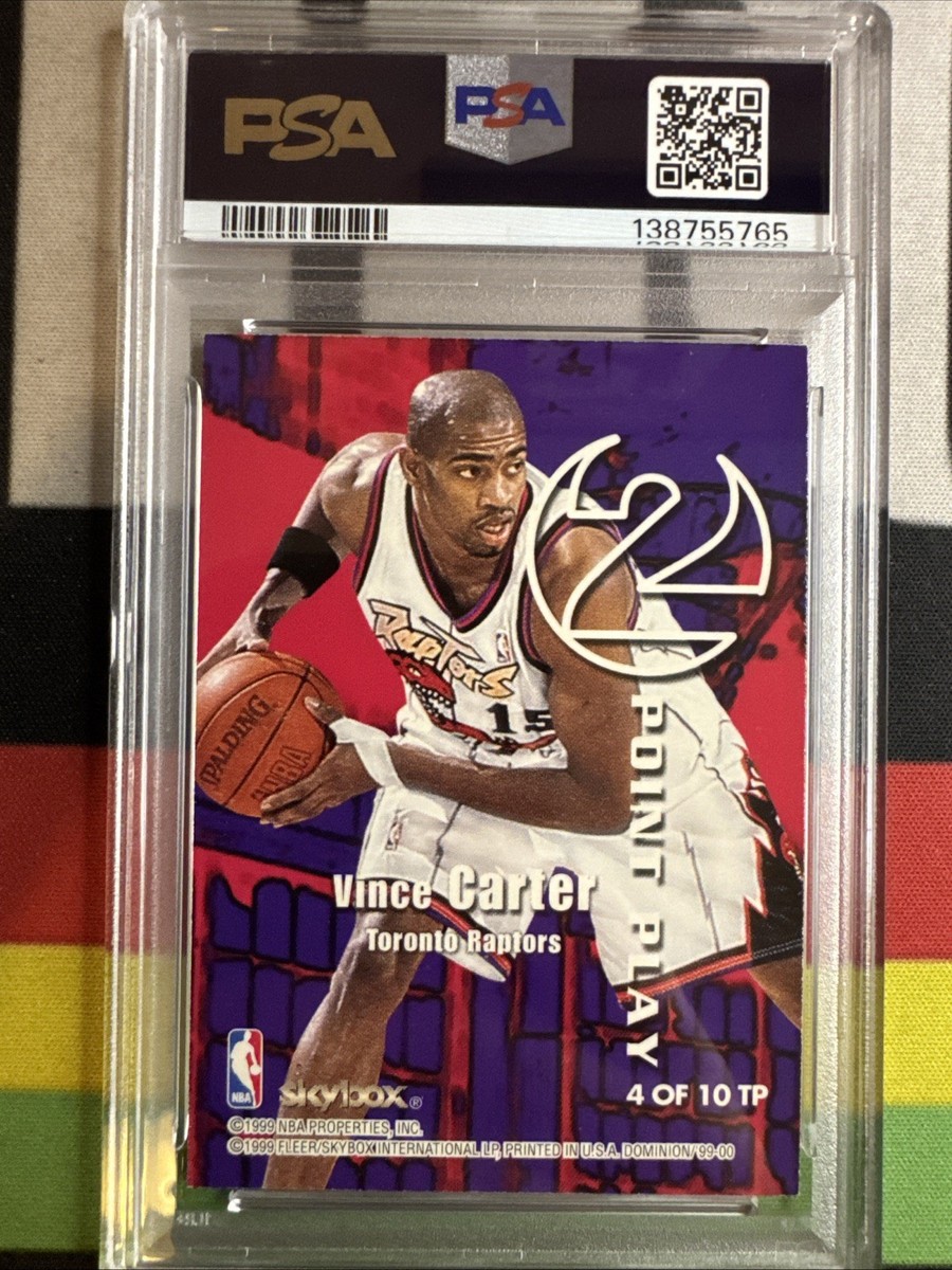 1999-00 Skybox Dominion 2 Point Play Kobe Bryant Vince Carter #4TP 