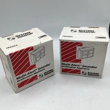 System Sensor MA12/24D Multi-Alert Sounder Emergency Alert Red 2 NEW