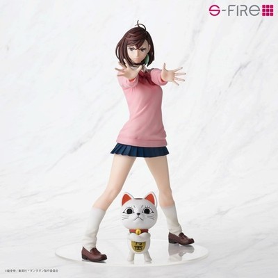 S-FIRE Dandadan Momo Ayase 1/7 Scale Figur Turbo Granny Lucky Cat SEGA Anime
