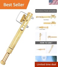 Compact and Durable Copper Knot Tying Tool for Idyllic Fishing Adventures