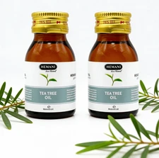 2x Tea Tree Essential Oil 30ml – Pure Organic Oil for Acne, Hair & Fresh Aroma