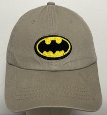 Batman DC Comics Baseball Cap Adjustable Khaki Superhero Hat OSFM Adult