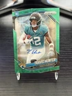 TRAVIS HUNTER 2025 PANINI PRIZM ROOKIE GREEN SCOPE RC AUTO /75