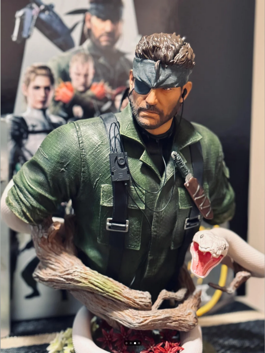 Metal Gear Solid 3 Delta Snake Eater Premium Snake Statue