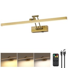 5W LED Wireless Picture Lights with Remote and Timer 23.6'' Inch Rechargeable...