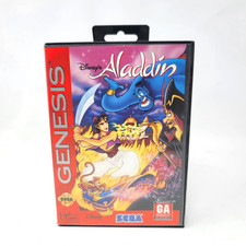Disney's Aladdin (Sega Genesis, 1993) CIB Complete Tested Working