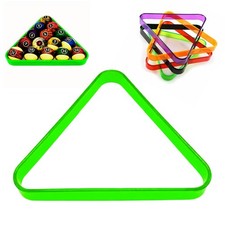 Billiard Ball Rack Triangle for 2.25 Pool Balls Heavy-Duty ABS Plastic Poo...
