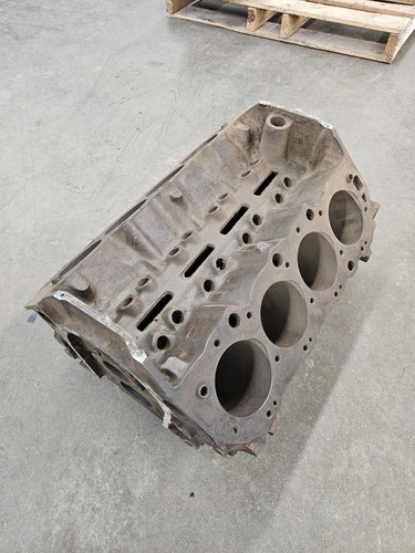 1966 EG Chevelle BBC 396 Factory 4 Bolt Main Block 3855961 961 HAS A REPAIR READ - Picture 1 of 24