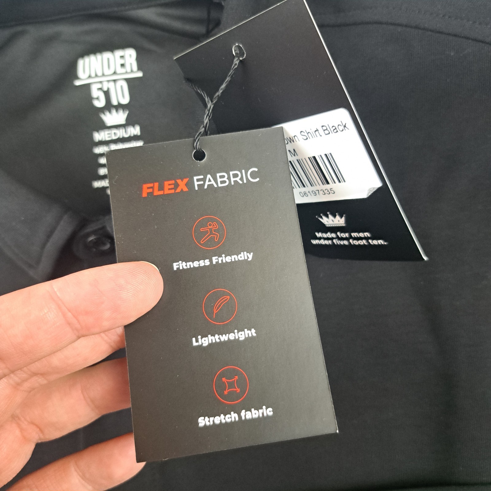 *READ* NWI U-510 Under 5'10" Shirt Men's Size Medium Flex Button Down Shirt