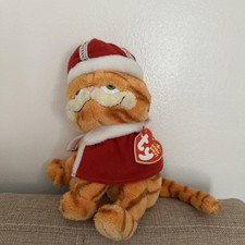 Ty Beanie Baby - HIS MAJESTY the Cat (GARFIELD)(7 Inch) MWMTs Plush Stuffed Toy