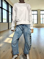 Hingucker! Sexy Woman  O-Shape Ballon Jeans  ...