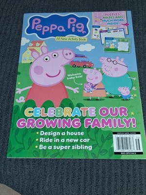 Peppa Pig All New Activity Book Celebrate Our Growing Family New 2026 