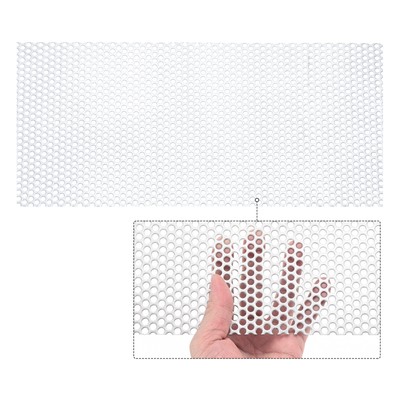 23.6'' x 11.8'' 304 Stainless Steel Perforated Sheet 0.2'' Hole 19GA Expanded Metal