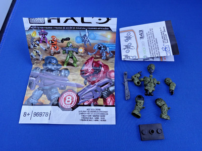 Halo Mega Bloks Serie 8 UNSC Spartan Operator Minifigur - ungebaut + offene Tasche