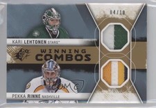 2014-15 SPx Winning Combos Gold 4/10 Kari Lehtonen Pekka Rinne #WC-LR i9x