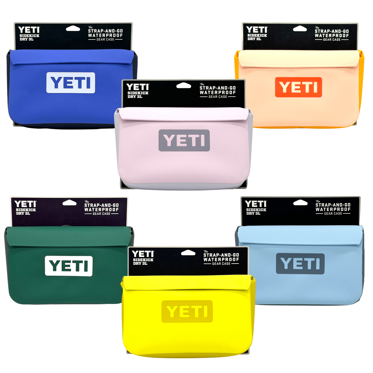 YETI Sidekick Dry 3L Waterproof Gear Case Limited Edition Colors