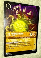The Horned King Merciless Master Legendary Disney Lorcana Attack of the Vine NM