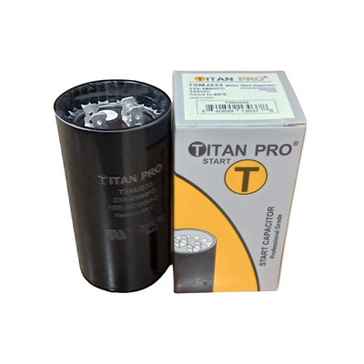 Titan Pro TSMJ233 Motor Start Capacitor 233-280 MFD UF / 165 VAC