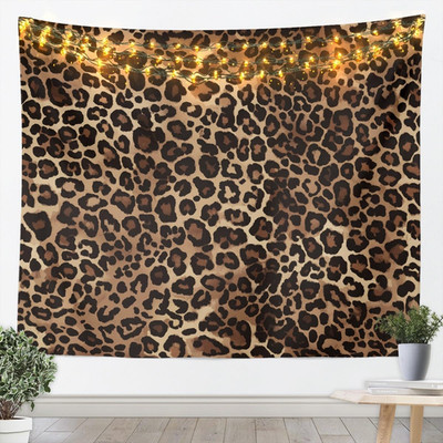 Leopard Print Tapestry Cheetah Decor Wall Hanging Geometric Wall Tapestry Africa