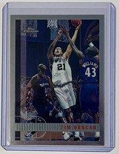 Tim Duncan 1997 Topps Chrome #115 Rookie Card. rookie card picture
