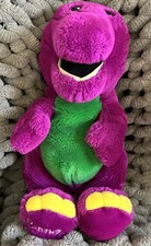 Vintage Original Barney the Purple Dinosaur 1992 Plush Stuffed Toy 14  