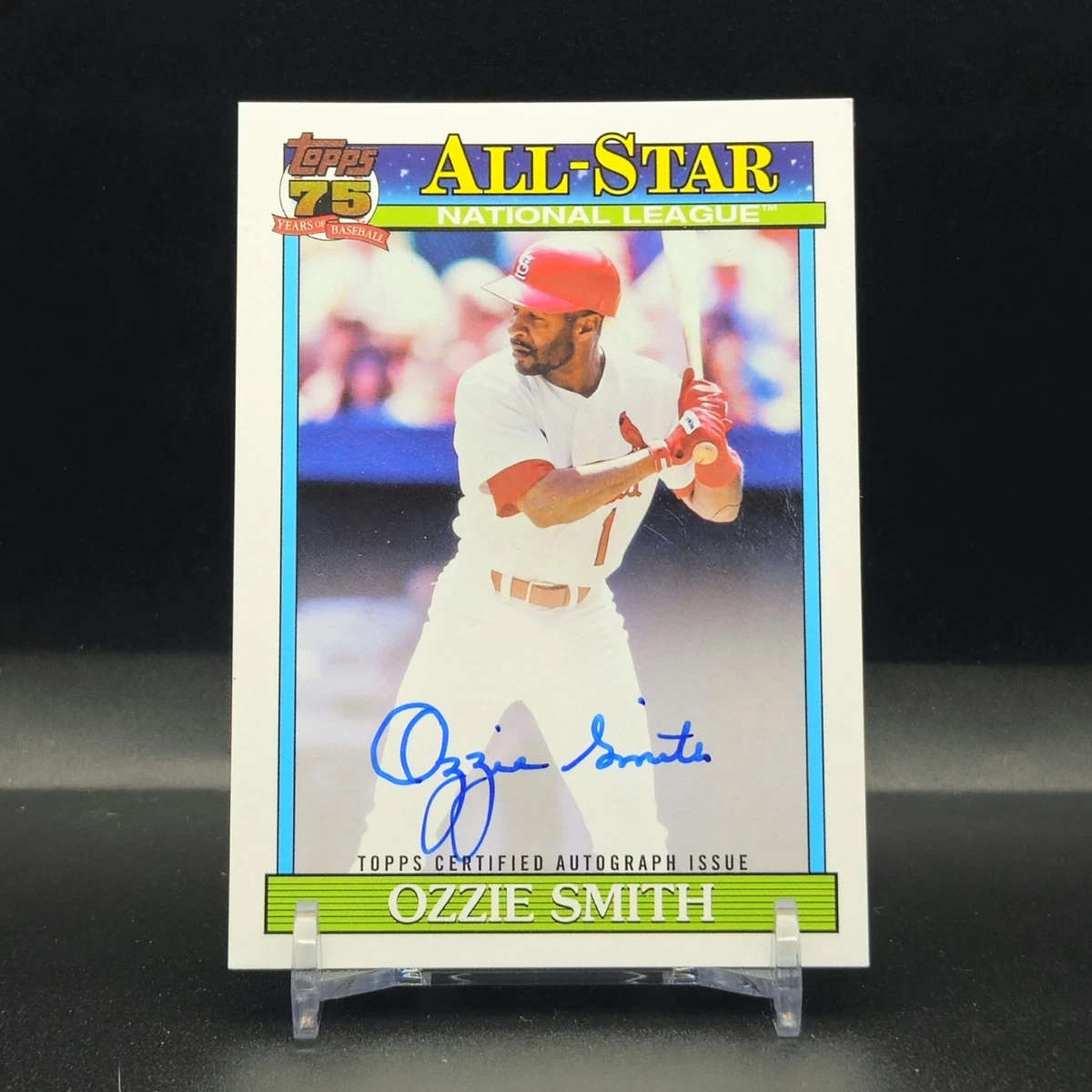 Ozzie Smith Autograph Baseball Cards for sale | eBay