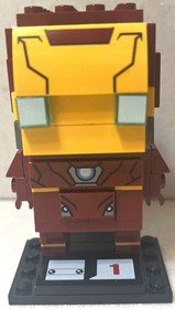 Lego Brick Headz Marvel IRON MAN 6 Building Toy 41590 BrickHeadz Box Manual 
