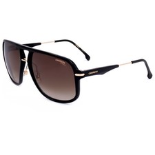 Carrera Men's 60 mm Black Gold Sunglasses CARRERA296-S-2M2-60