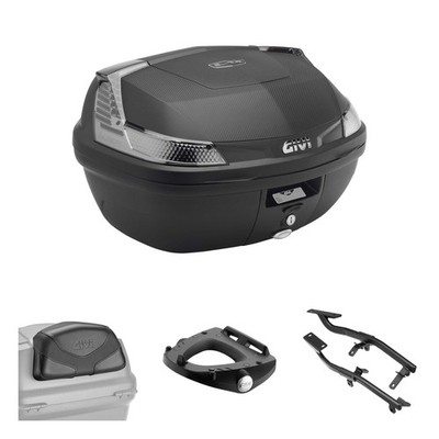 GIVI Koffer Kit B47 Blade Tech Schwarz Für Honda NSS Forza DCT ABS 750 2021-2024