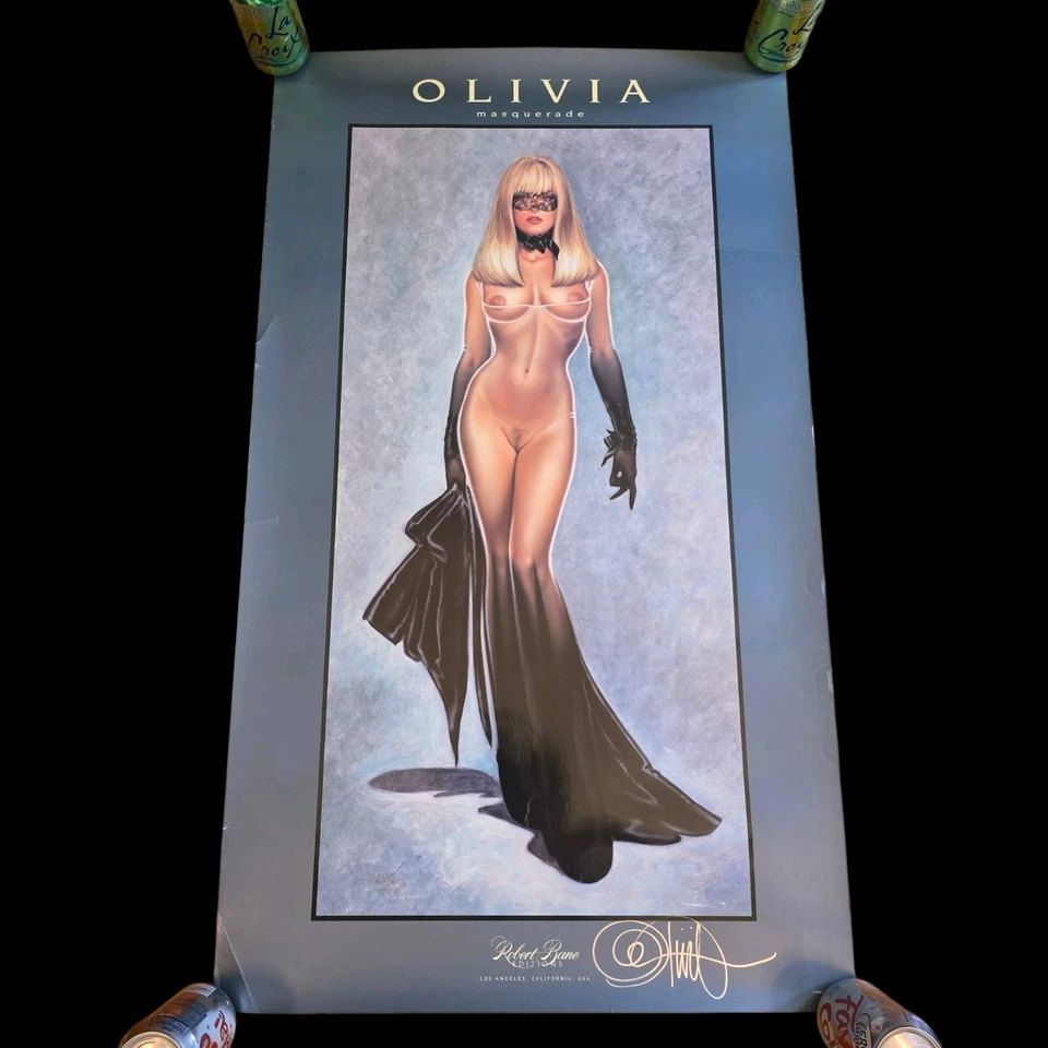 Mascarada artística firmada por Robert Bane Olivia De Berardinis 38x22 Foto 2 de 4