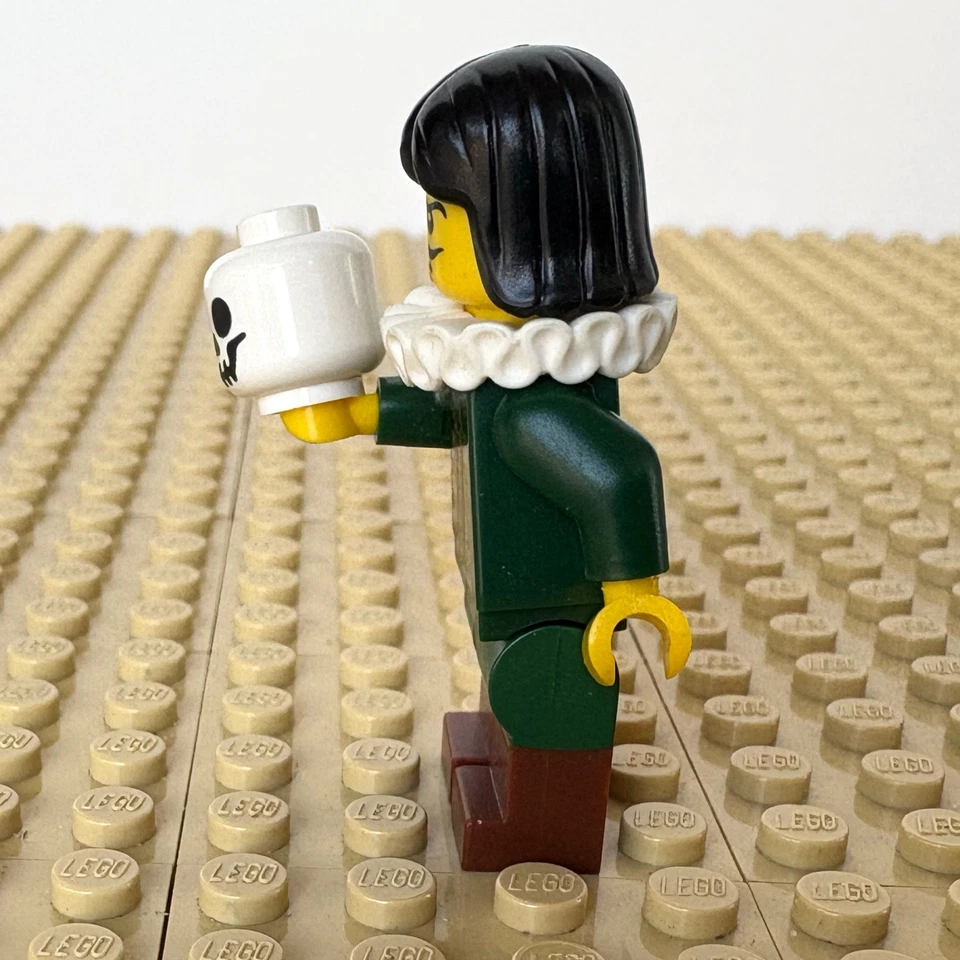 LEGO Minifiguras: Actor Thespian col08-14, 8833 SERIE 8 2012 SHAKESPEARE HAMLET Foto 4 de 4