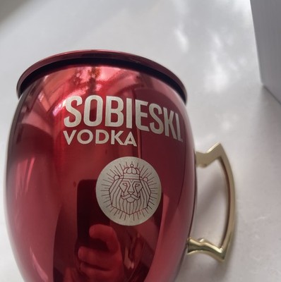 Sobieski Vodka Mule Becher Schnapsglas Tasse Brandneu