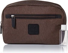 Timberland Men's Lightweight Chambray Travel Kit – Toiletry Bag for Travel