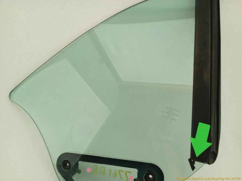 Cuarto trasero derecho pasajero Ford Mustang convertible ventana cristal ajuste 2001-2004 Foto 4 de 4