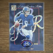 Jaxson Dart Panini 2025 Donruss Rated Rookies Retro #1 Giants Football