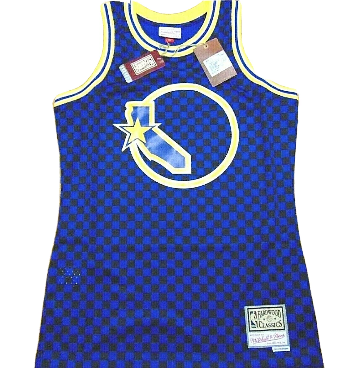 Golden State Warriors Mitchell Ness Hardwood Jacket Jersey White