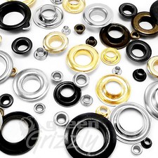 Eyelet with Washer Leather Craft Repair Grommet 3mm 4mm 5mm 6mm 8mm 10mm & 14mm