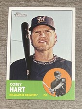 Corey Hart 2012 Topps Heritage Brewers #414   *6734*