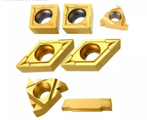 50pcs Carbide Inserts for 12mm Shank Lathe Boring Bar Turning Tool Holder CS