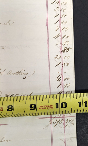 Juez Alexander Wells California Manuscrito Valoración de Propiedad Escrito a Mano 1854 - Imagen 3 de 3