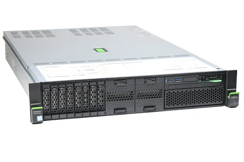 Fujitsu Primergy RX2520 M4 // 2x Silver 4215, 96 GB, 8x SFF, EP420i, 19" Rails