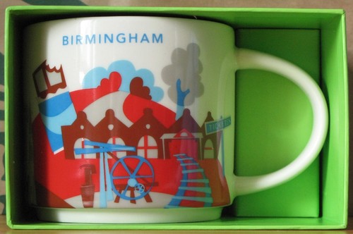 Starbucks You Are Here YAH Birmingham 14 oz neu, mit SKU-Stick, OVP, RARE - Bild 1 von 5