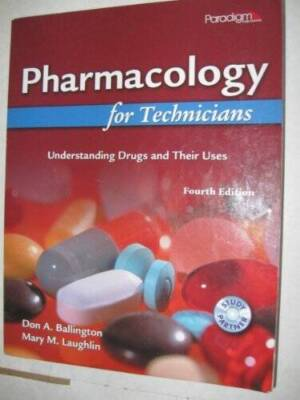 #ad Pharmacology for Technicians: Understanding Drugs and Their Uses GOOD $5.71