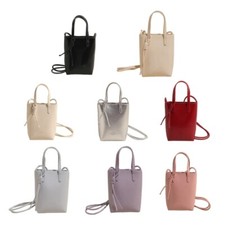 Women Crossbody Bag Retro Shoulder Bag PU Leather Handbag Fashion Commuting Bag