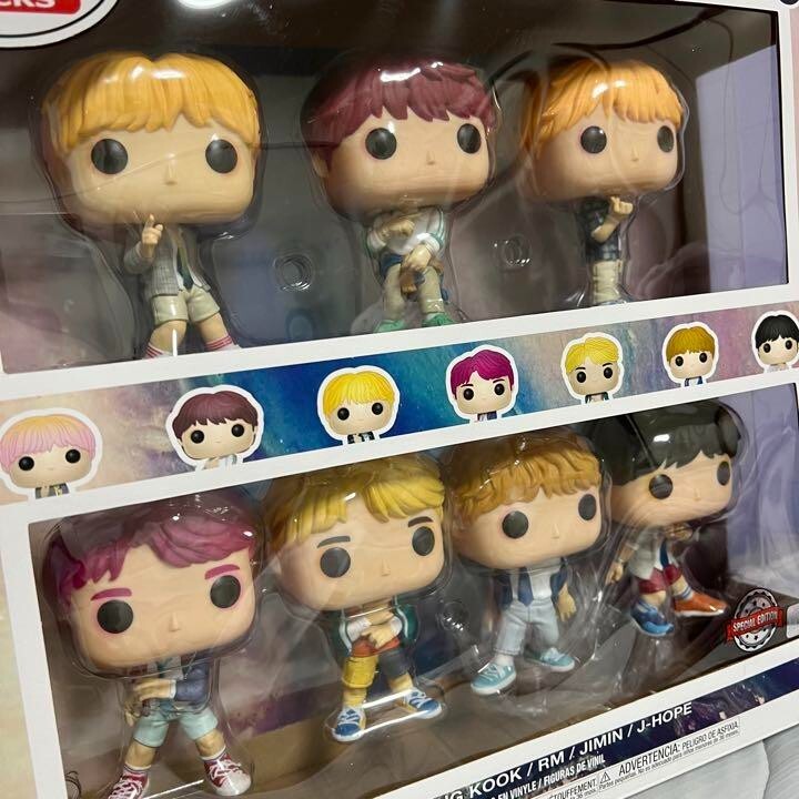 BTS Funko Pop ! 7 Pack Rocks Figure Musician Group Idol Limited